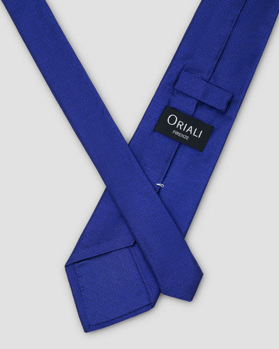 Cravate jacquard de couleur unie