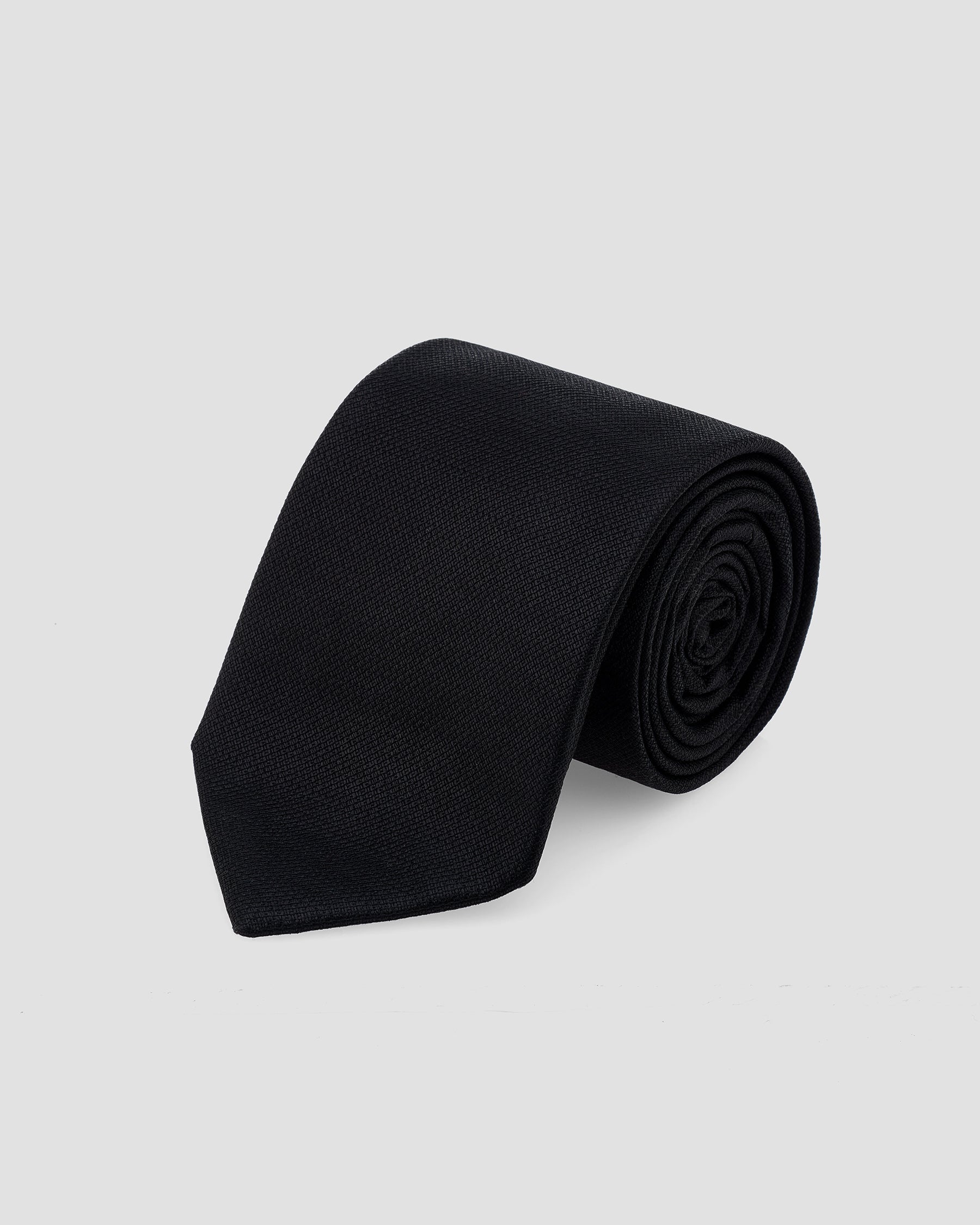 Cravate jacquard de couleur unie