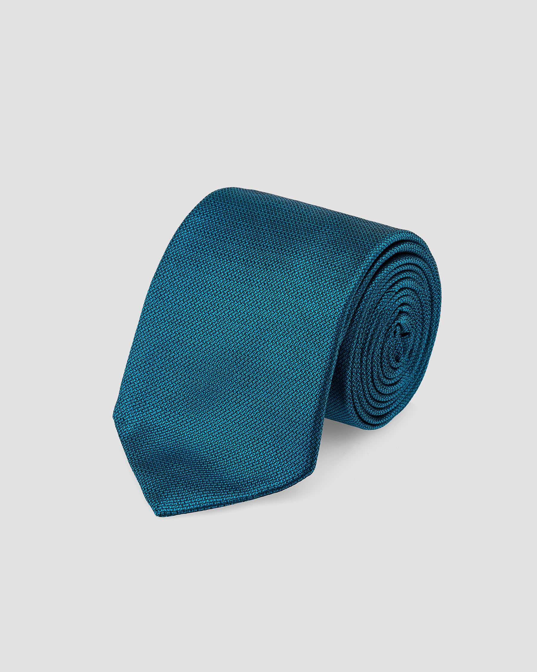 Cravate jacquard de couleur unie