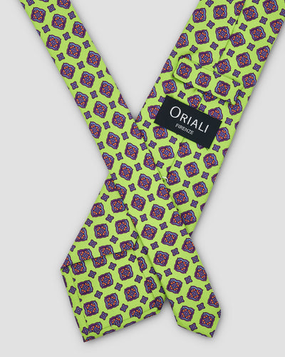 Cravatta Stampa Twill Seta