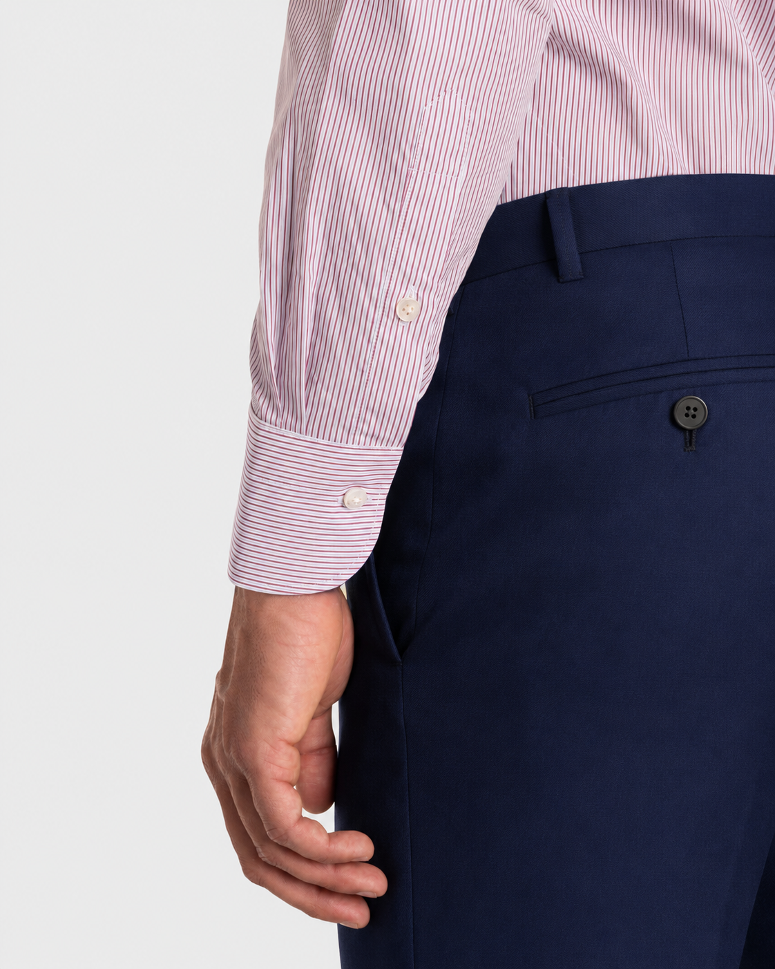 Camicia A Righe Classico Popeline