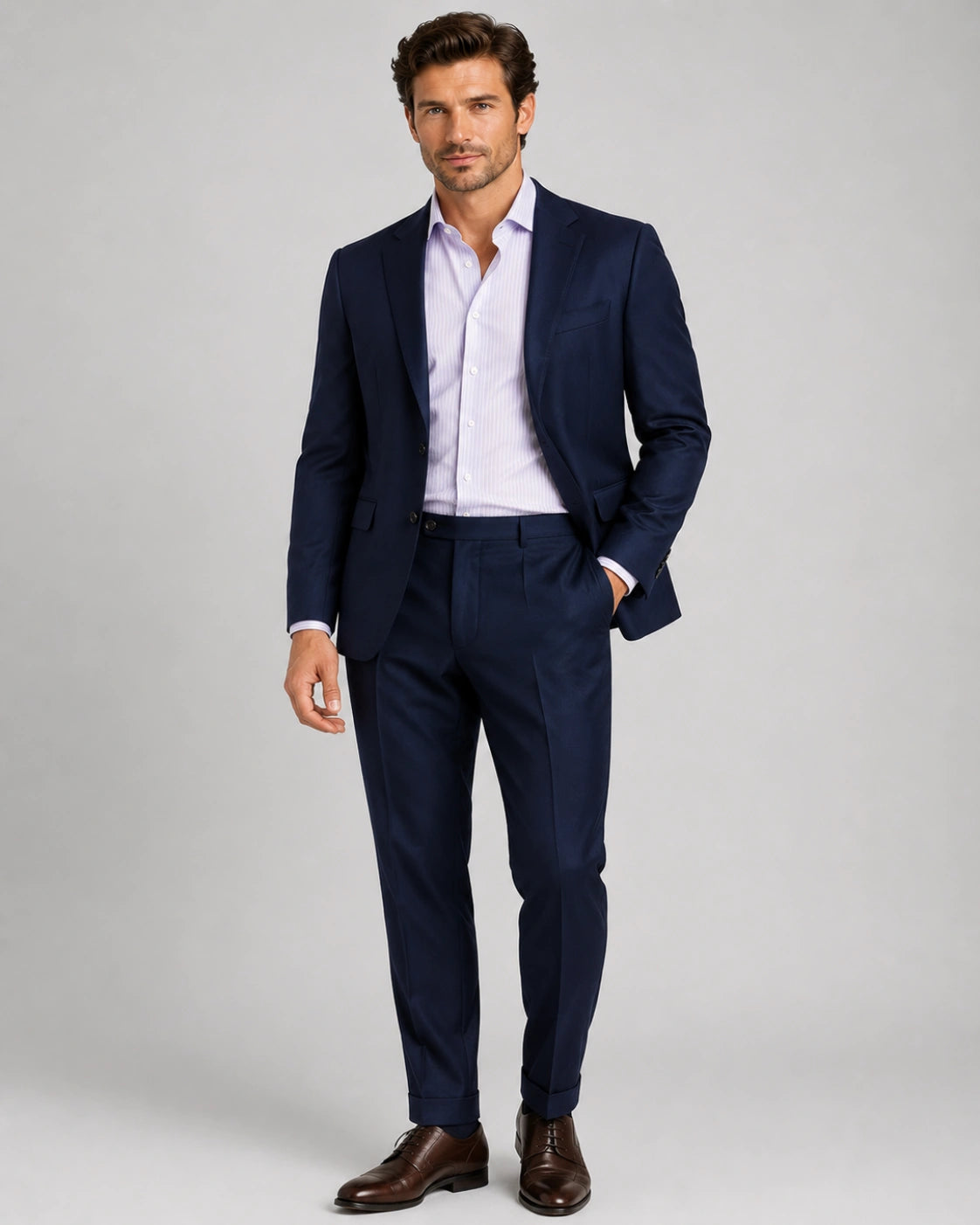 Camicia A Righe Signature Fil A Fil