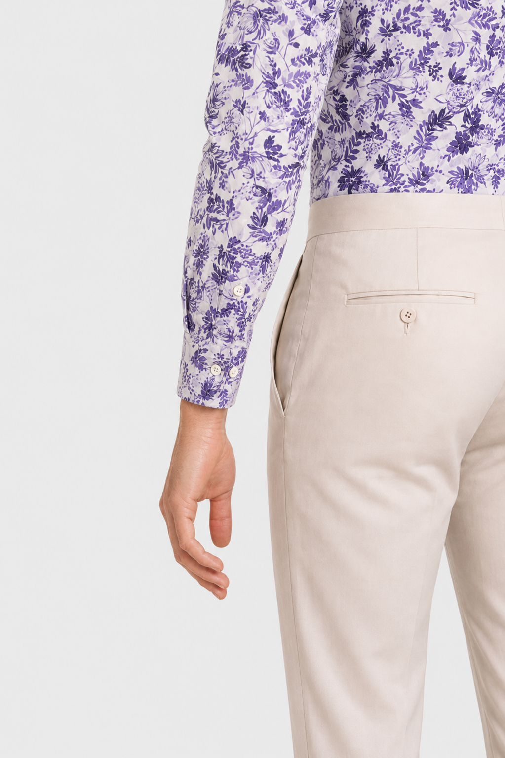 Camicia Stampa Floreale Popeline
