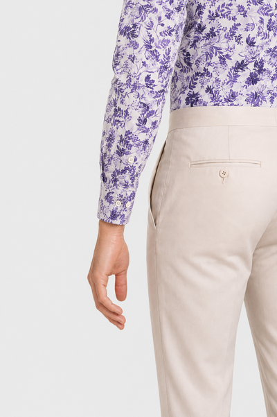 Floral Print Poplin Shirt