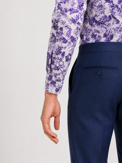 Camicia Stampa Floreale Popeline