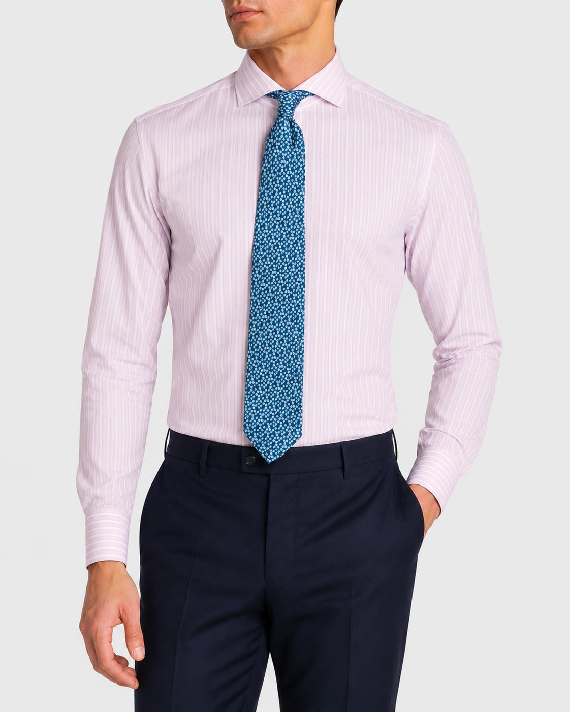 Camicia A Righe Signature Fil A Fil