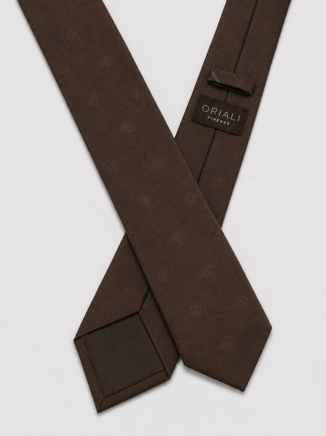 Cravatta 7 Pieghe Jacquard Paisley