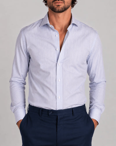 Striped Poplin Shirt