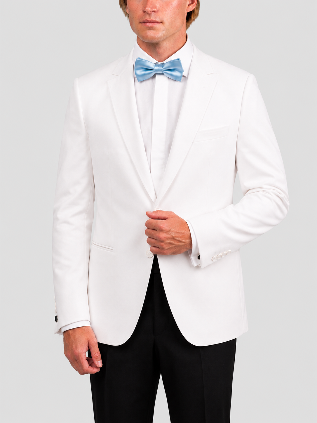 Chemise en popeline à pois blancs jacquard à fermeture éclair