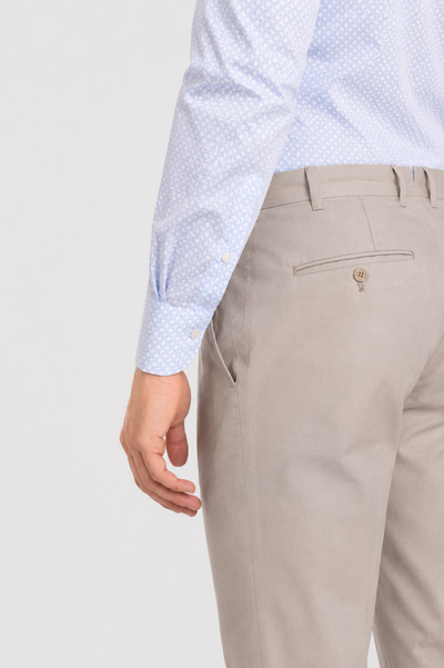 Optical Print Poplin Shirt