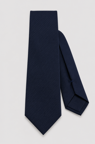 Cravatta 7 Pieghe Unito Navy Blu