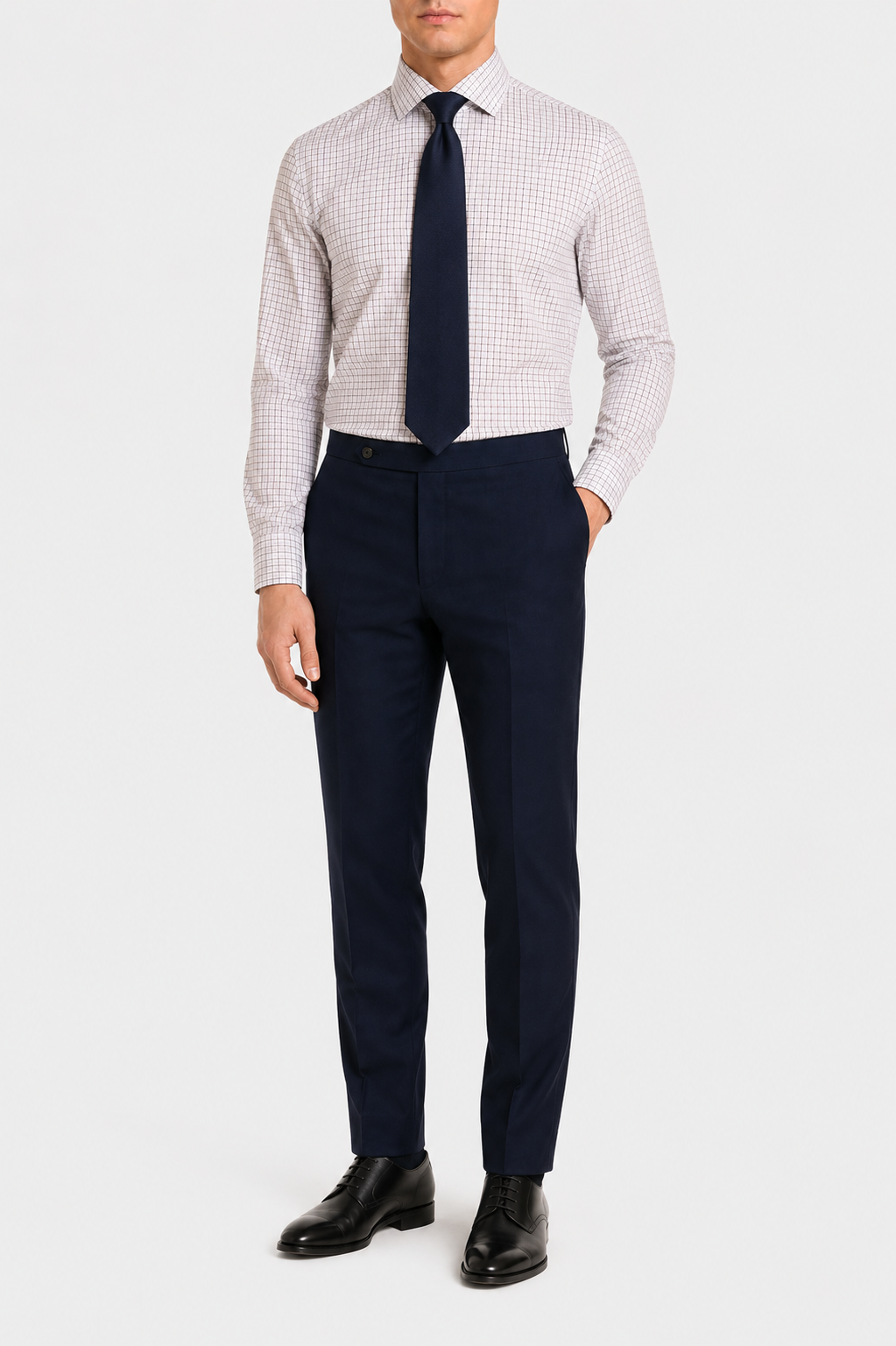 Camicia A Quadri Signature Popeline