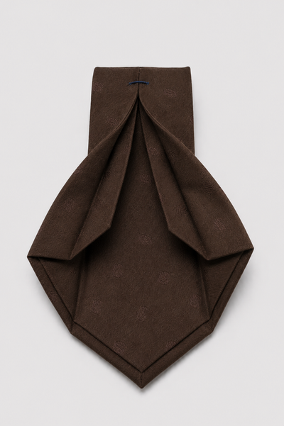 Cravatta 7 Pieghe Jacquard Paisley
