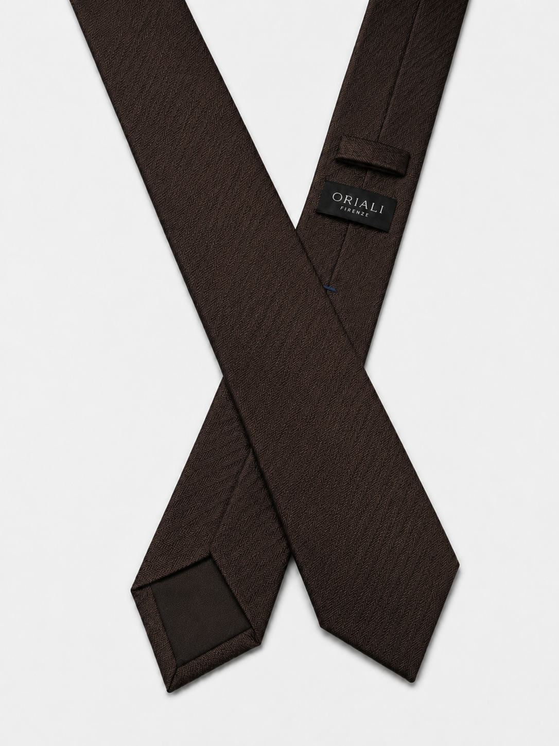 Cravatta 7 Pieghe Unito Marrone