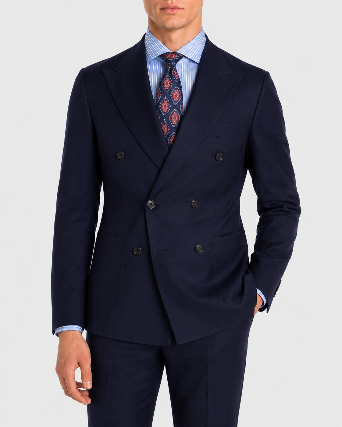 Camicia A Righe Signature Popeline