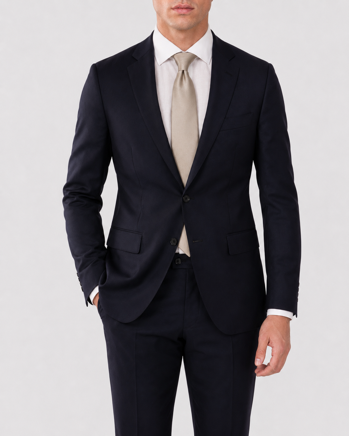 Camicia Bianca Cotone-Lino