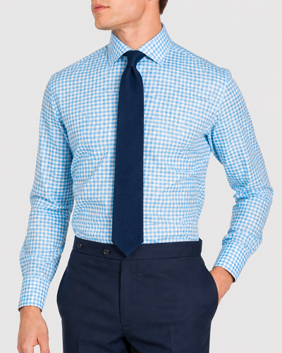 Oxford Chambray Checked Shirt