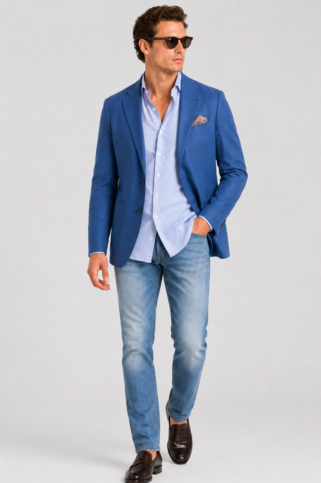 Camicia Stampa Optical Popeline