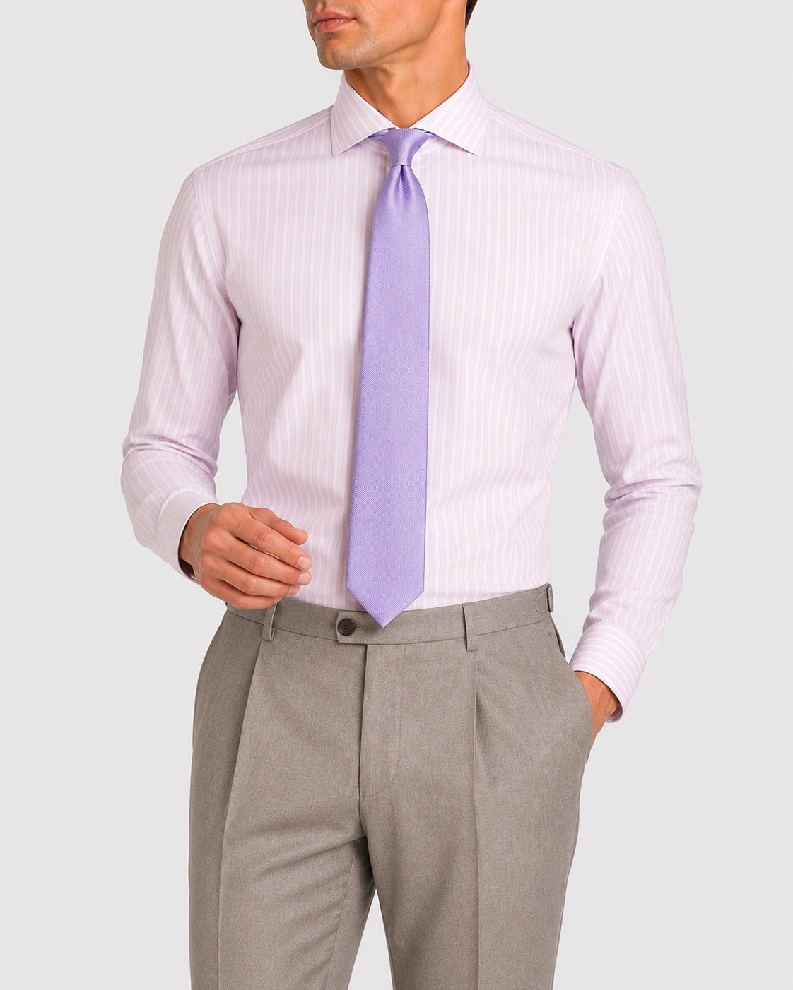 Camicia A Righe Signature Fil A Fil