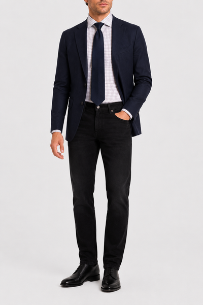 Camicia A Quadri Signature Popeline