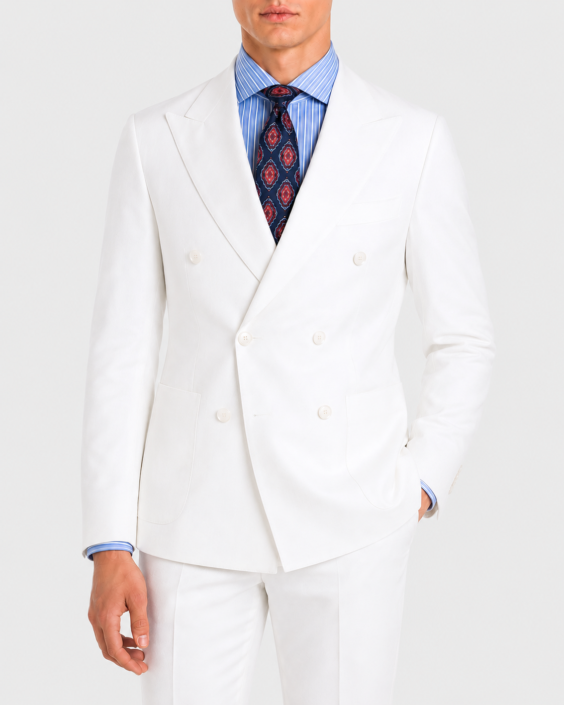 Camicia A Righe Signature Popeline