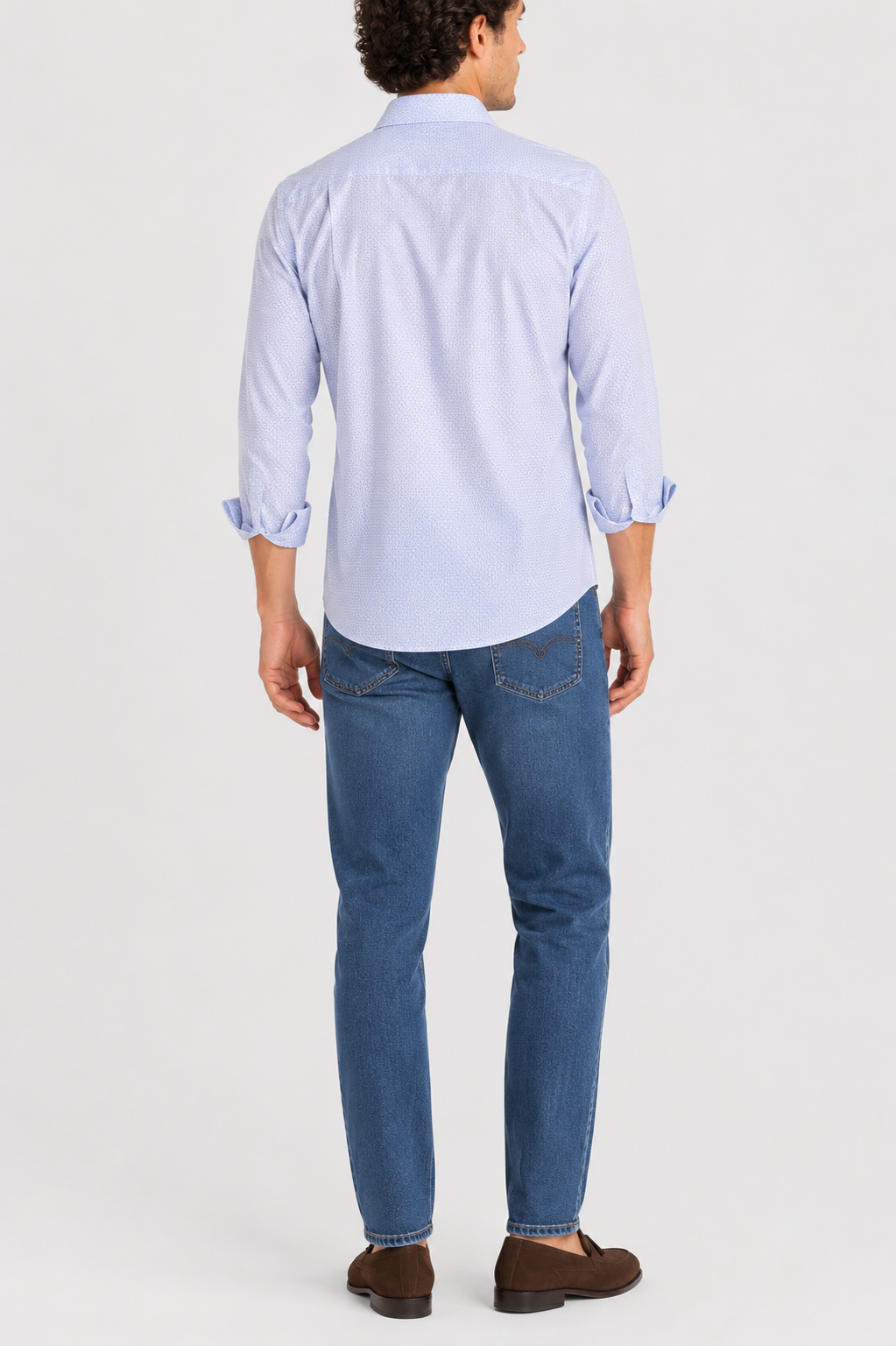 Camicia Stampa Optical Popeline