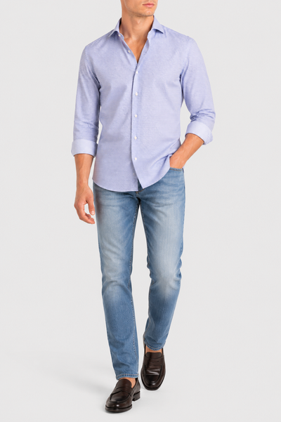 Camicia Stampa Optical Popeline