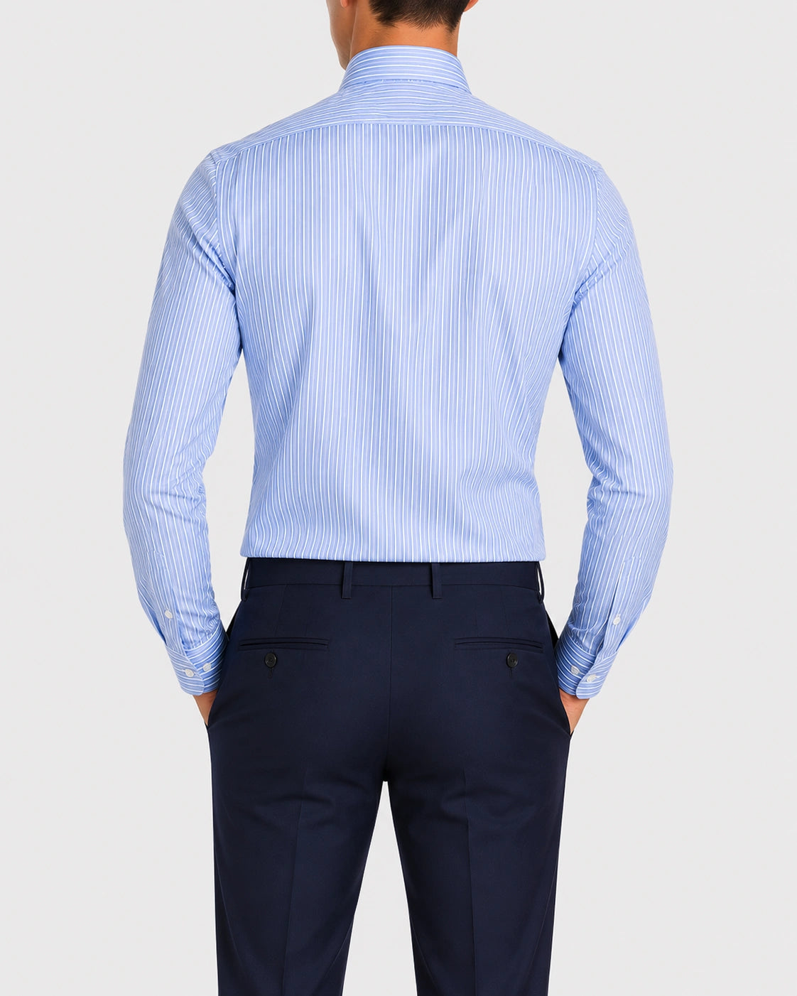Camicia A Righe Signature Popeline