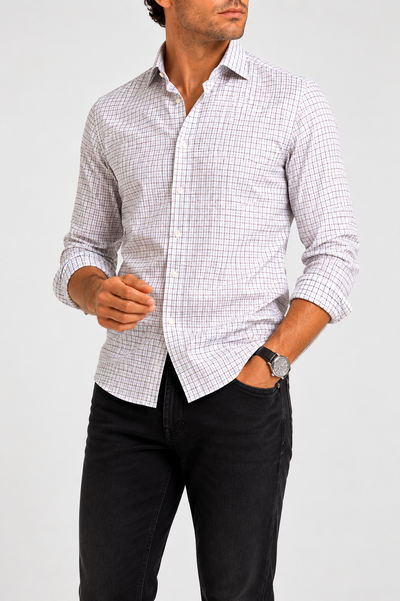 Signature Poplin Checked Shirt