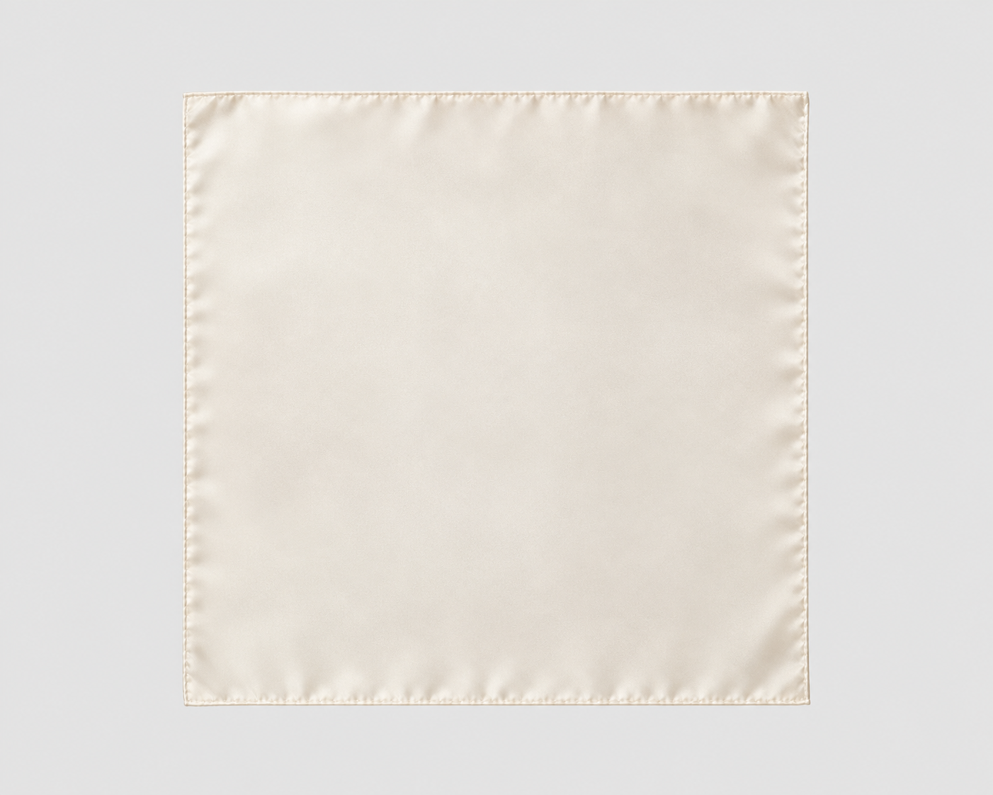 Pochette di Seta unito Bianco