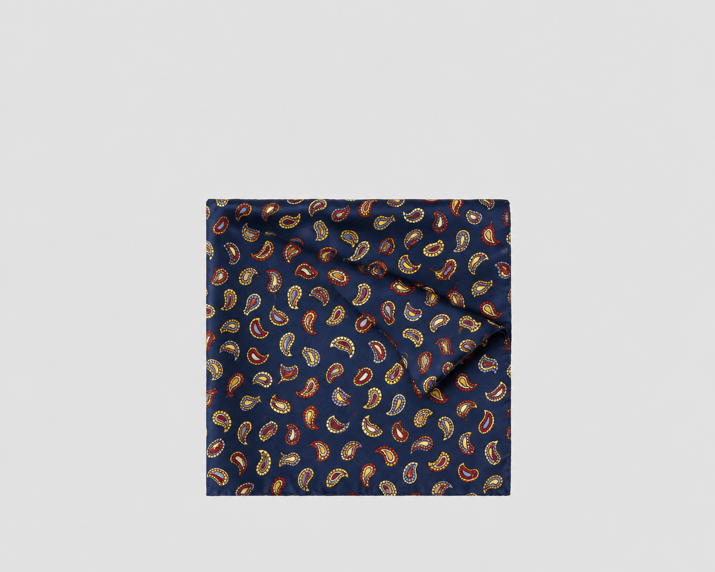 Pochette di Seta Disegno Cachemire
