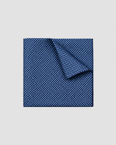 Pochette di Seta Disegno Micro Geometrico