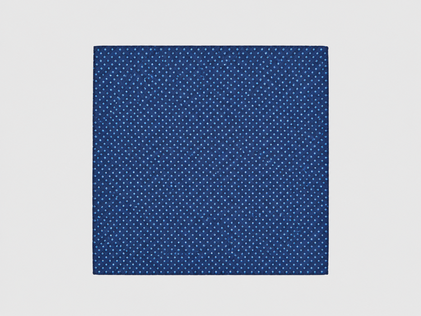Pochette di Seta Disegno Micro Geometrico