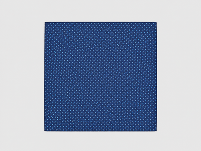 Pochette di Seta Disegno Micro Geometrico