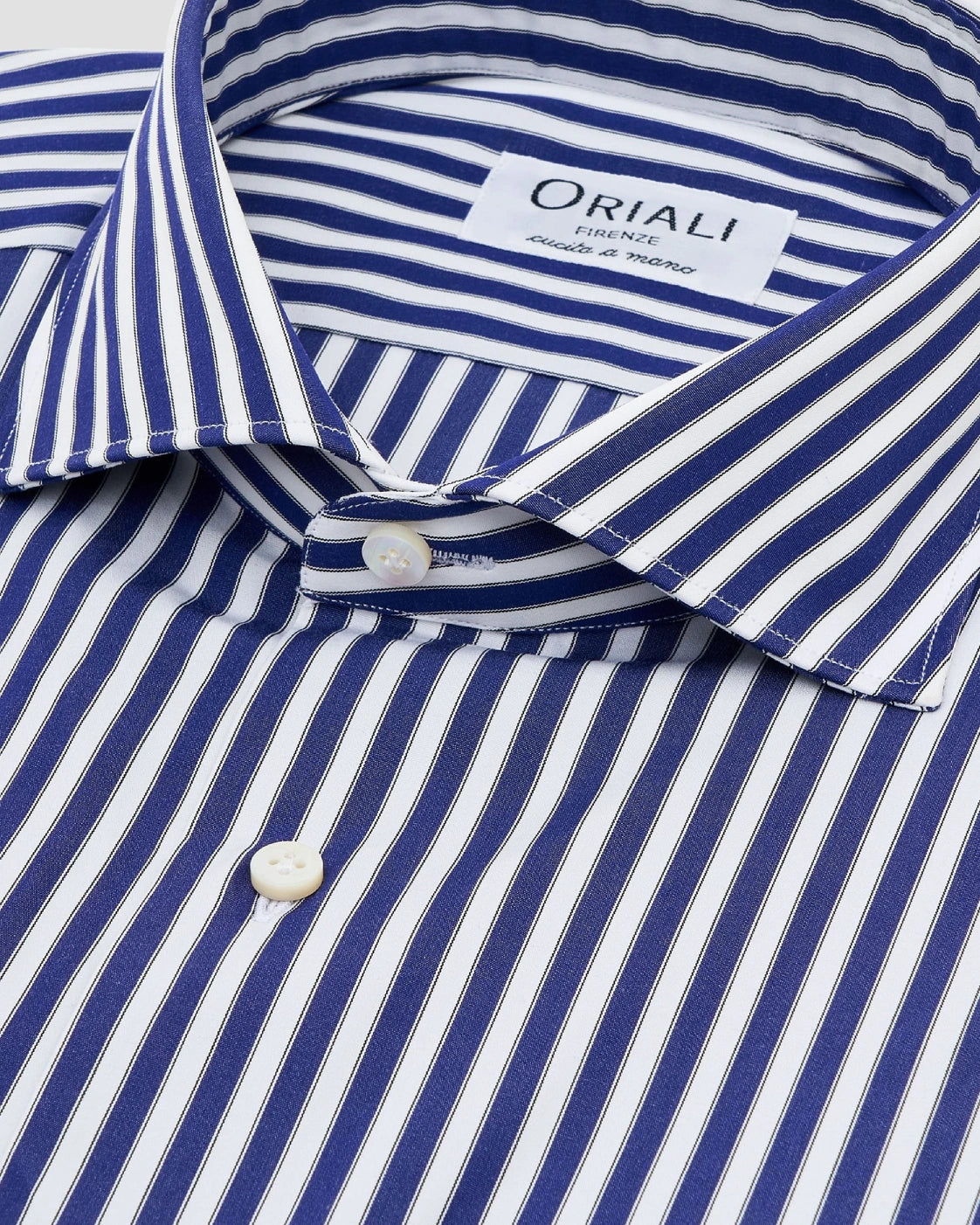 Camicia A Righe Signature Popeline