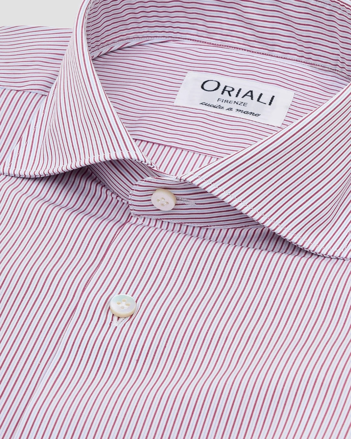 Camicia A Righe Classico Popeline