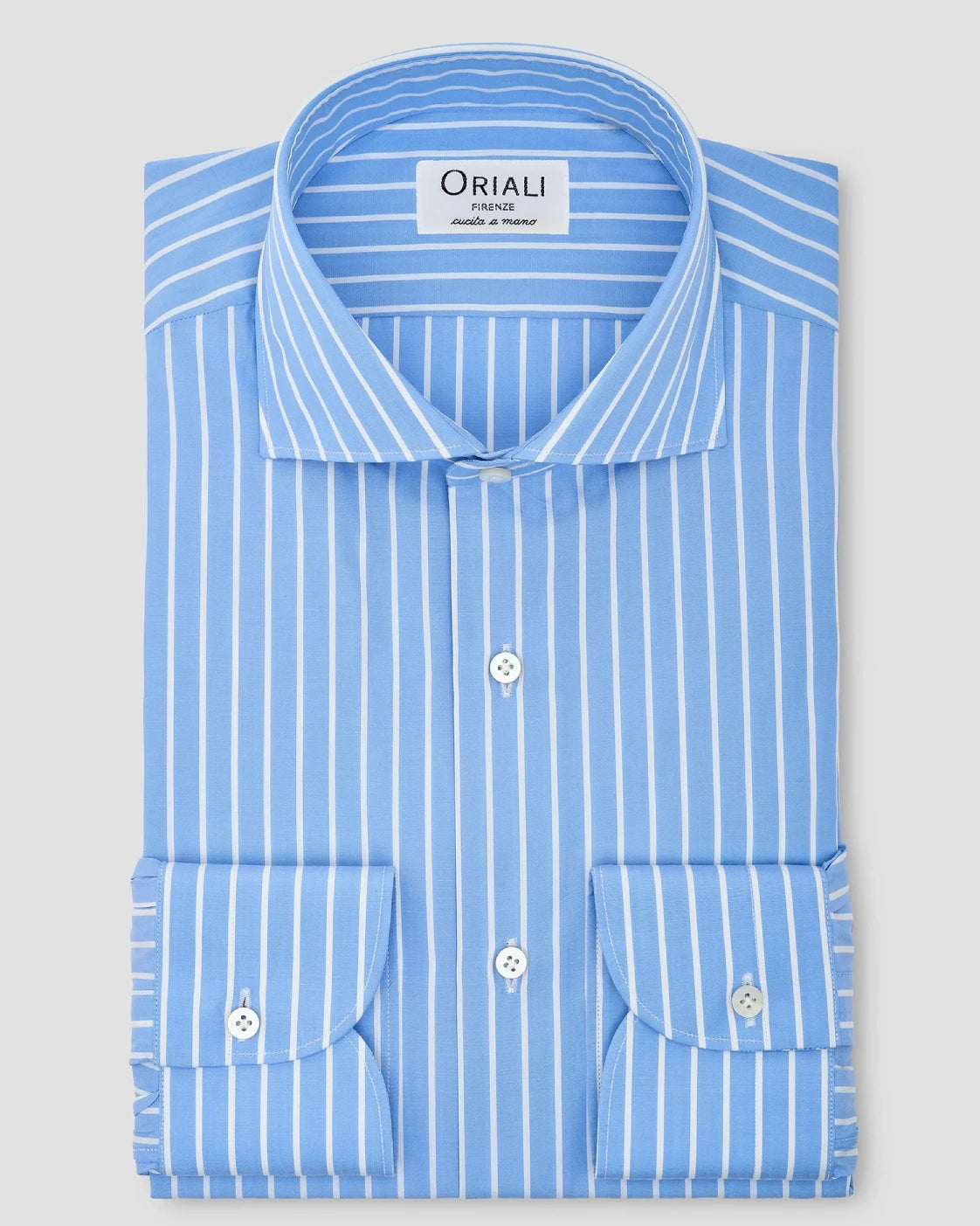 Camicia A Righe Signature Popeline
