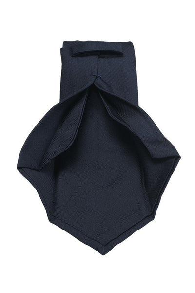 7-Fold Tie in Plain Navy Blue