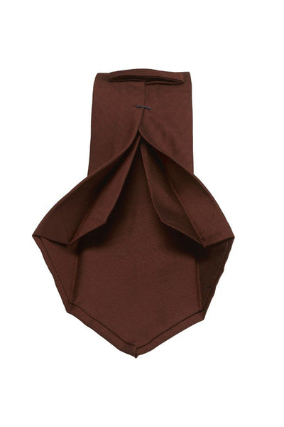 7-Fold Tie in Plain Burgundy