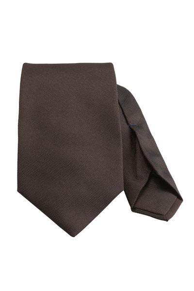 7-Fold Tie in Plain Brown