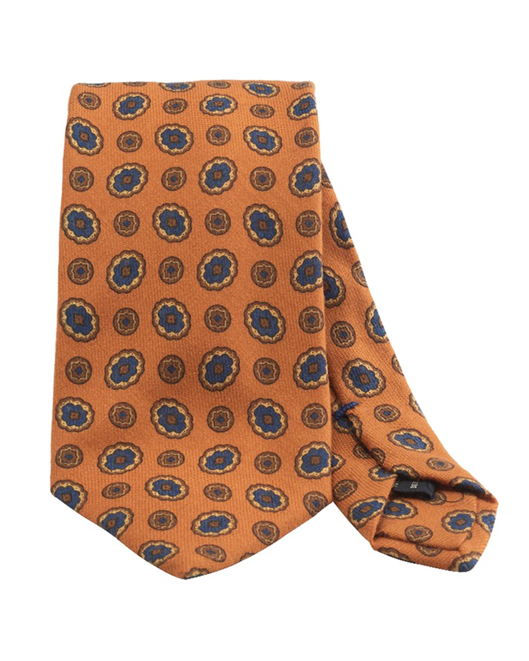 Cravatta Stampa Arancio