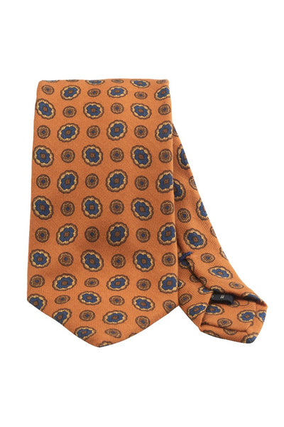 Cravatta Stampa Arancio