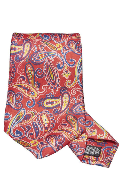 9-Fold Cashmere Print Tie